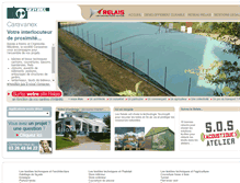 Tablet Screenshot of caravanex-relais-textiles.com